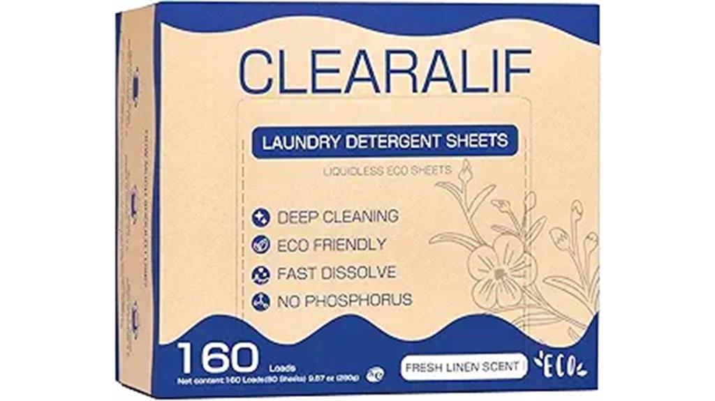 laundry sheets 160 loads