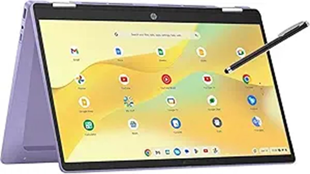 lavender renewed convertible chromebook