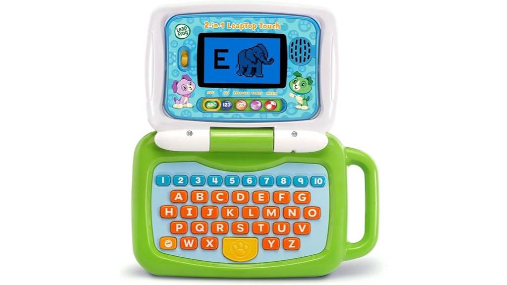 leaptop touch in green