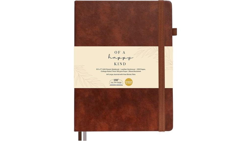 leather hardcover journal