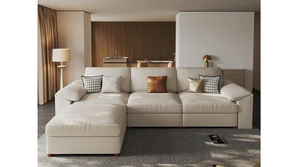 leather modular sectional sofa