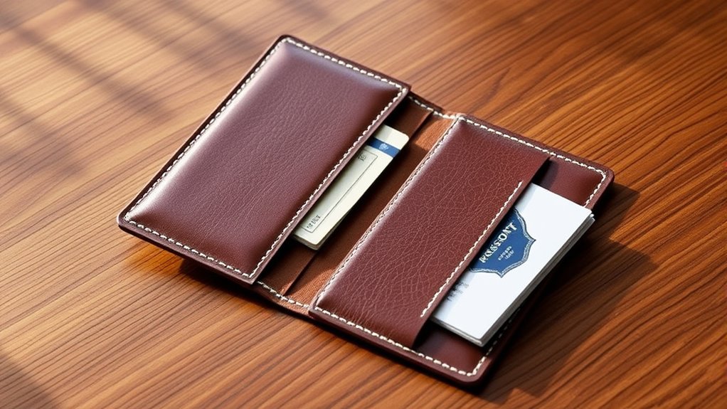 leather passport holder factors