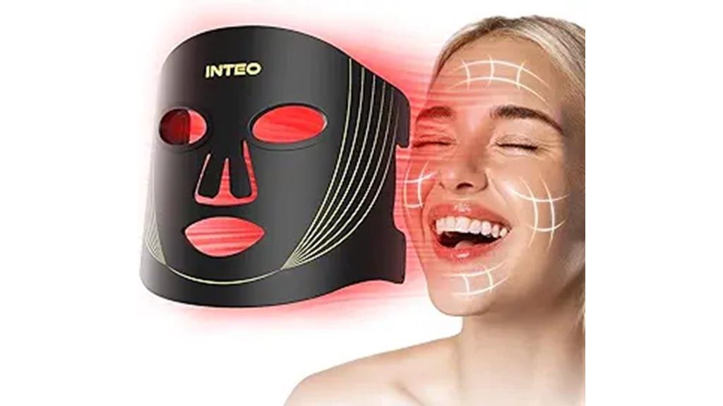 led face mask remote