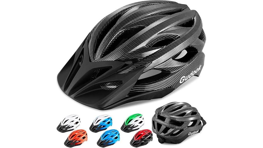 lightweight adjustable cycling helmet