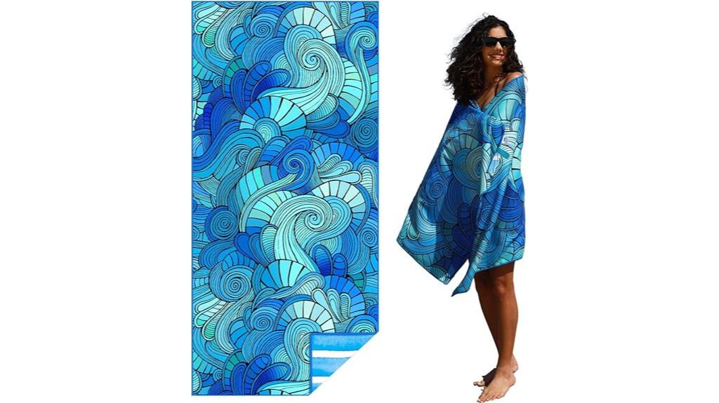 lightweight microfiber beach towel