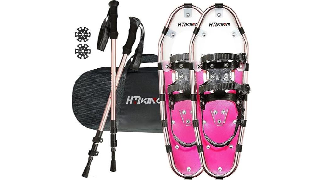 lightweight snowshoe trekking set