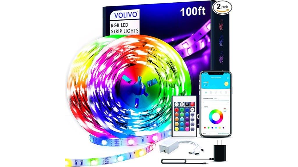 long led strip with remote