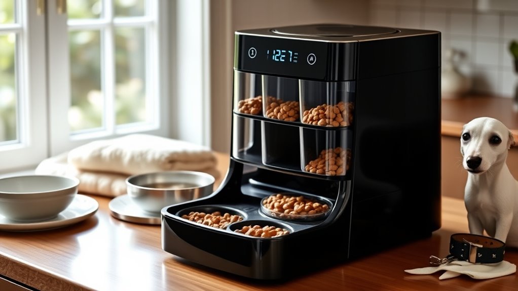 luxury automatic pet feeders
