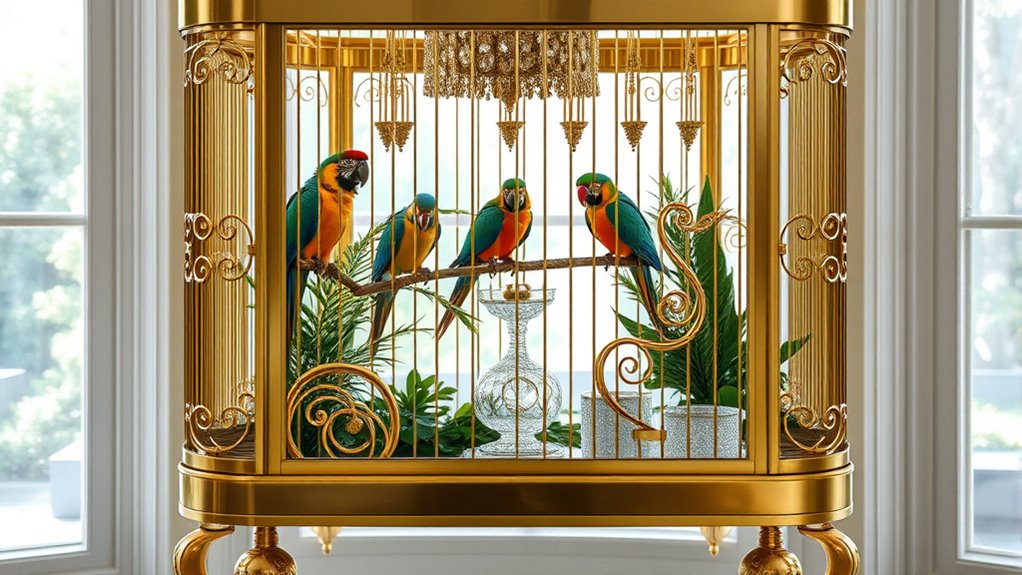 luxury bird cages collection