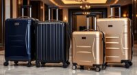 luxury durable travel luggage