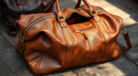 luxury leather travel bags