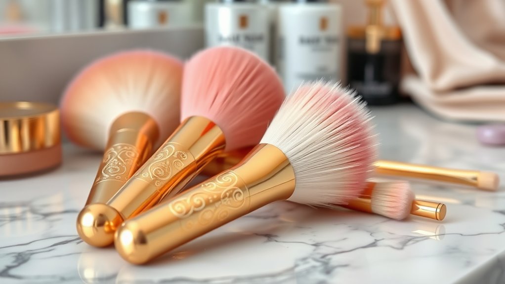 luxury makeup brush collection
