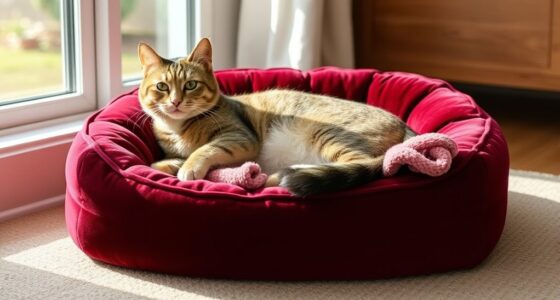 luxury orthopedic cat beds