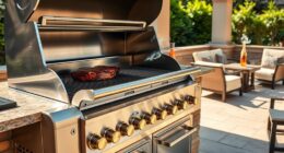 luxury outdoor grill selection