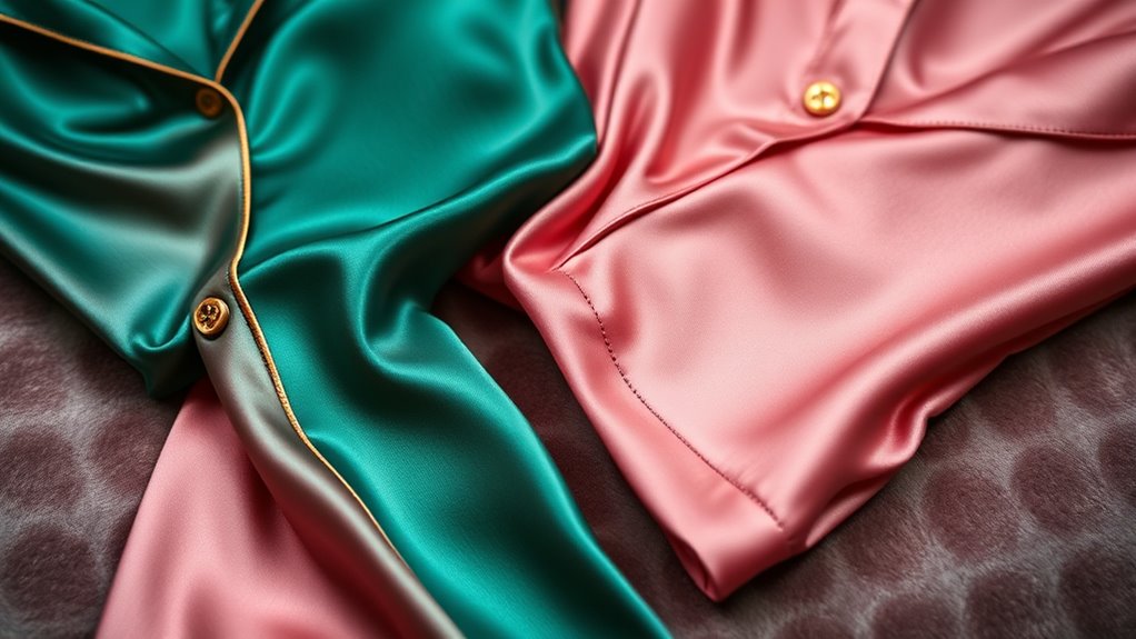 luxury silk pajama sets