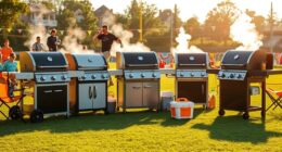 luxury tailgating grill options