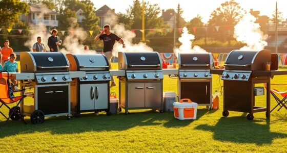 luxury tailgating grill options