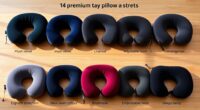 luxury travel neck pillow collection