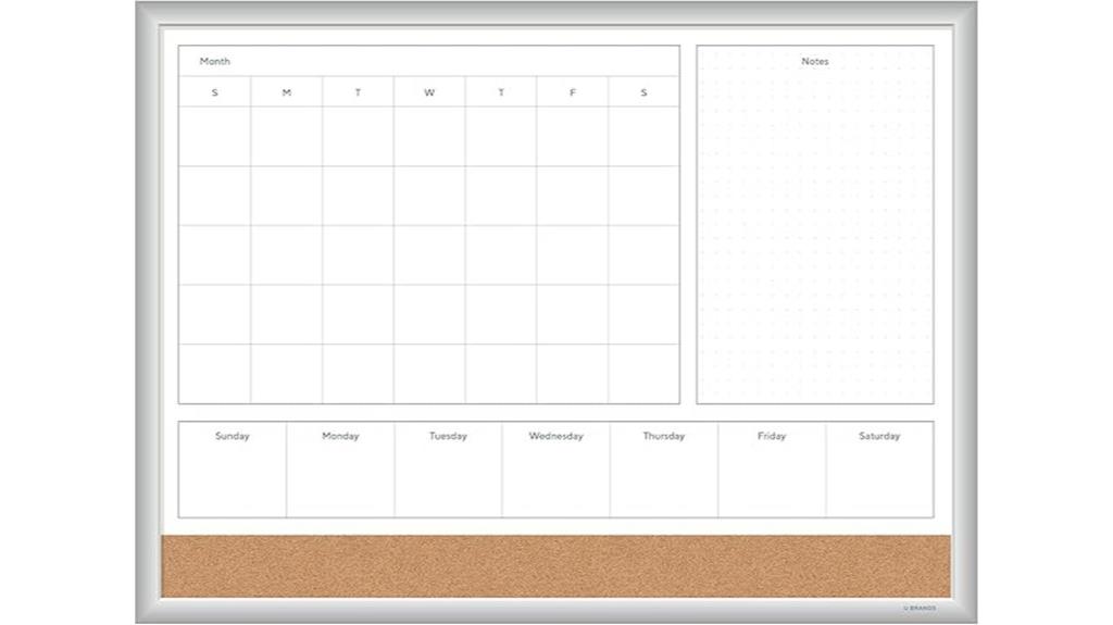magnetic 4 in 1 whiteboard