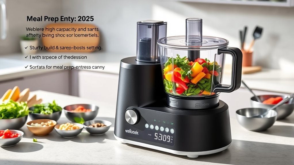 meal prep high capacity considerations