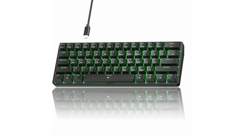 mechanical t61se gaming keyboard