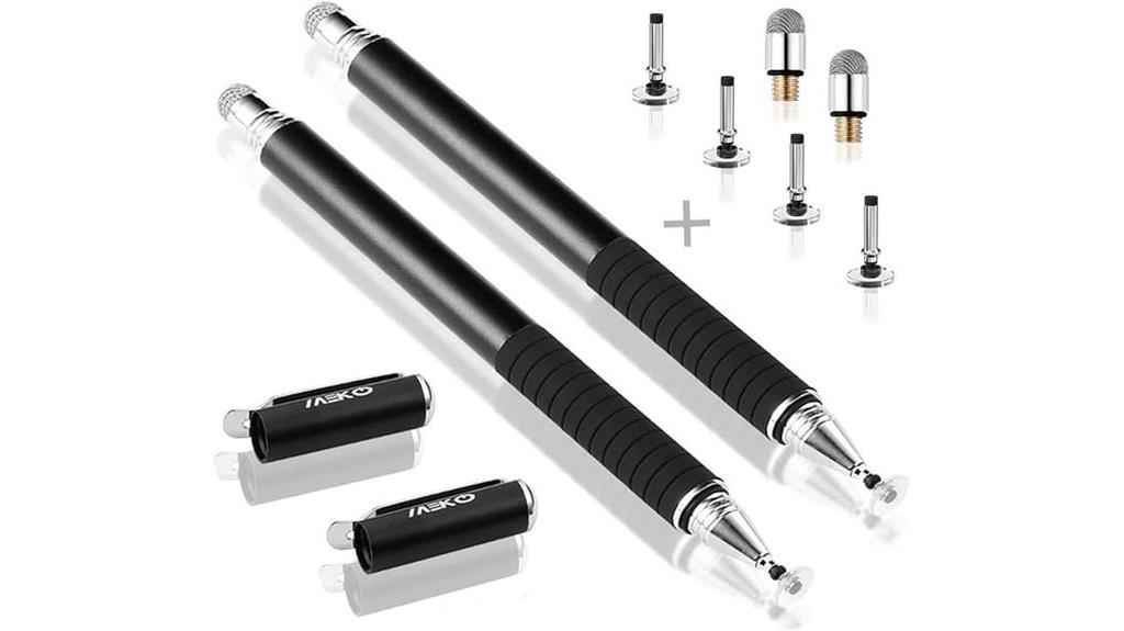 meko dual black styluses