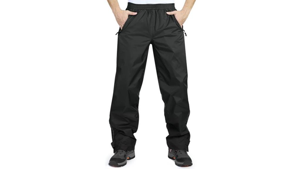 men s 33 000ft waterproof rain pants