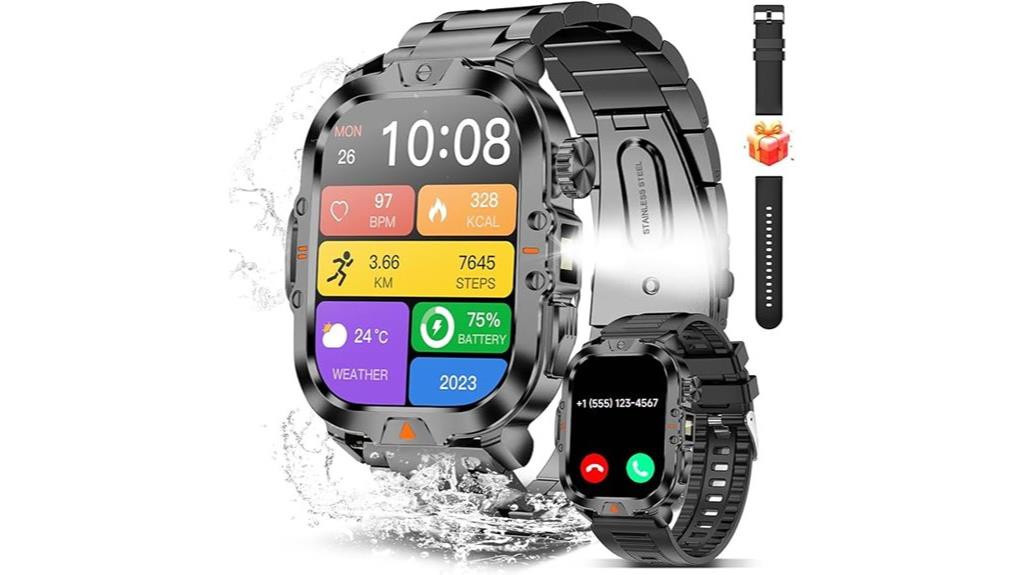 men s call enabled smart watch