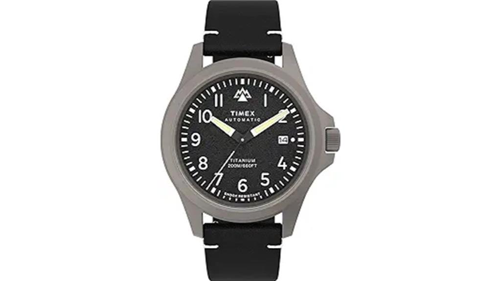 men s titanium automatic watch