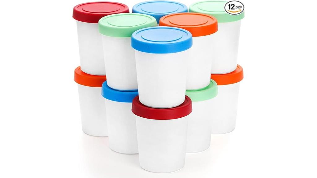 mini ice cream containers