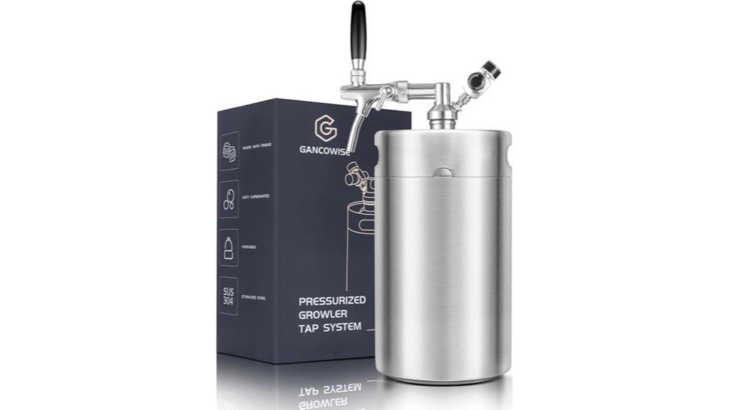 mini keg with tap