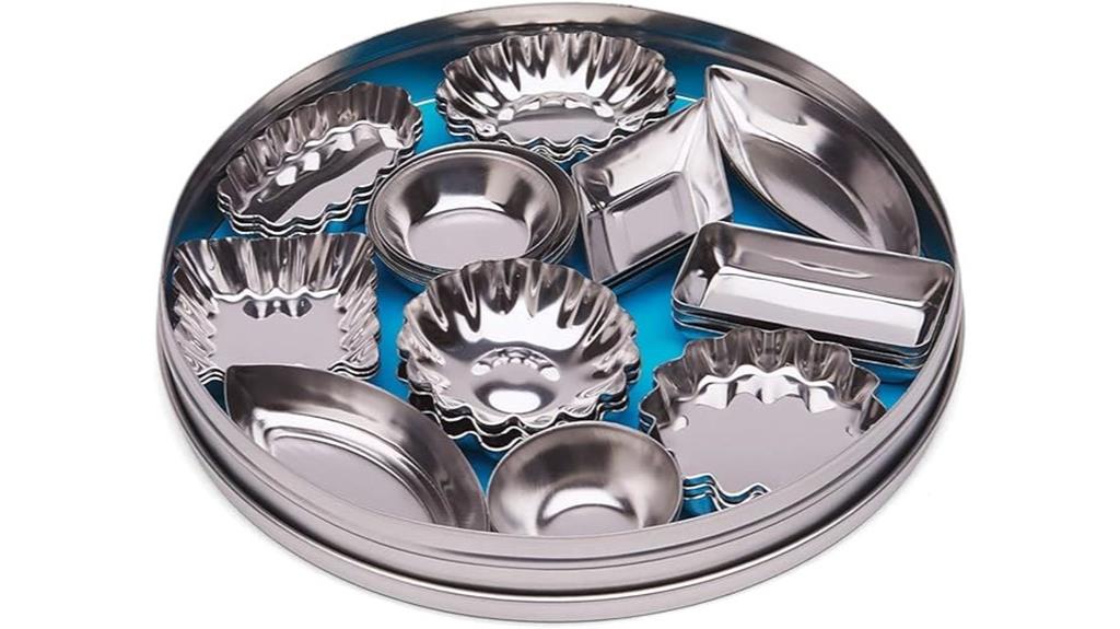 mini tartlet set 36 pieces