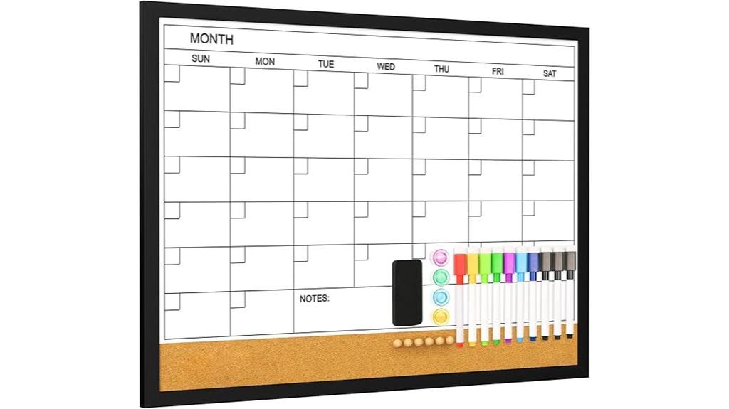 monthly wall calendar