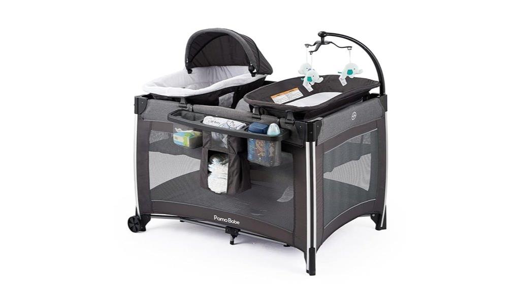 multifunctional portable baby crib