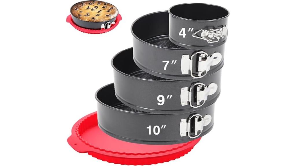 multiple sizes springform pans