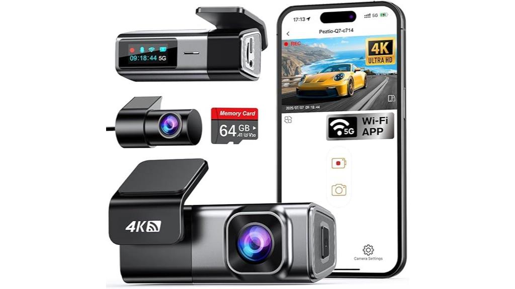 navycrest 4k dash cam