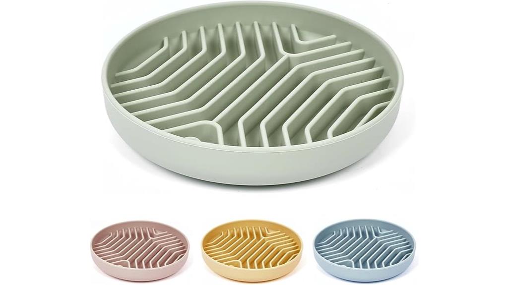 non slip slow feeder bowls