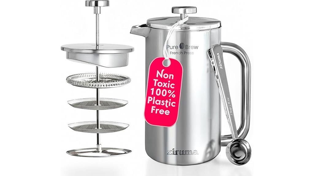 non toxic stainless steel coffee maker