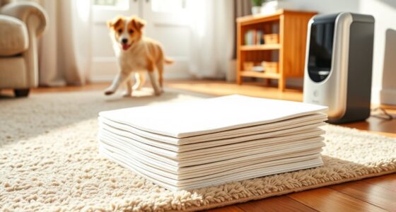 odor free puppy training pads