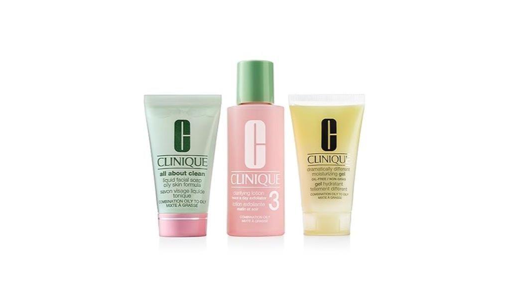 oily skin skincare set