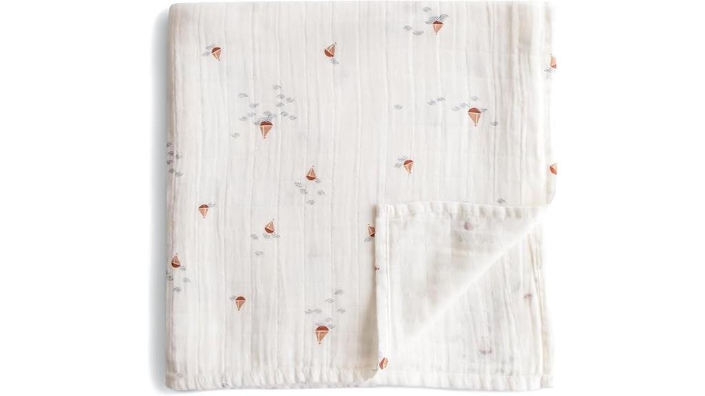 organic cotton baby swaddle