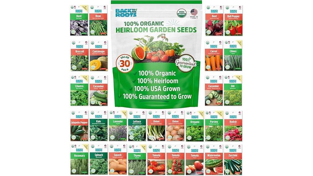 organic seed variety pack