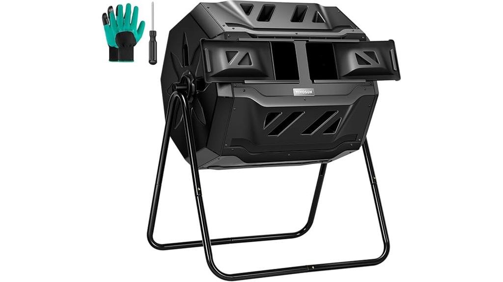 outdoor 43 gallon composter