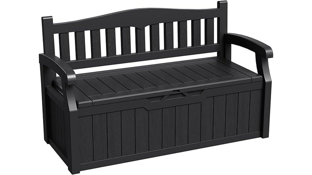 outdoor 80 gallon storage bench