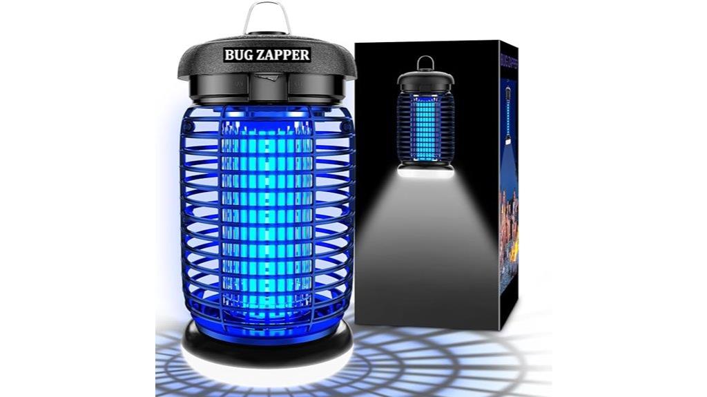 outdoor mosquito zapper with led
