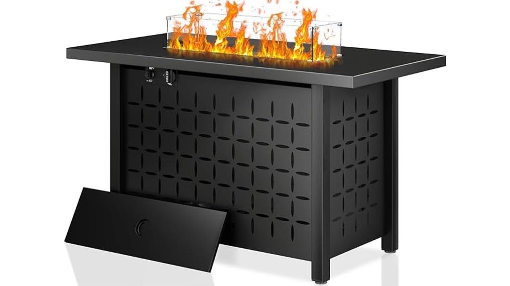outdoor propane fire pit