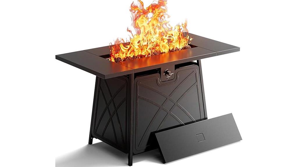 outdoor propane fire pit