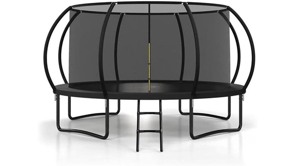 outdoor trampoline safety enclosure