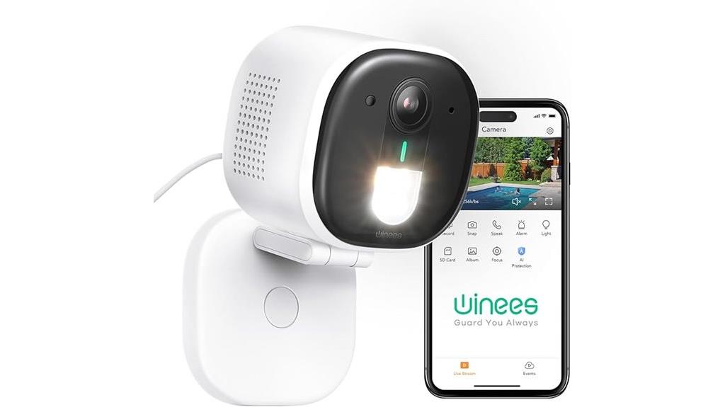 outdoor wired 2k cameras