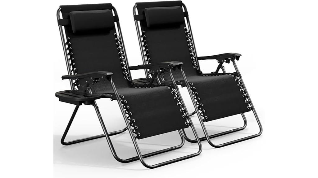 outdoor zero gravity lounge chairs